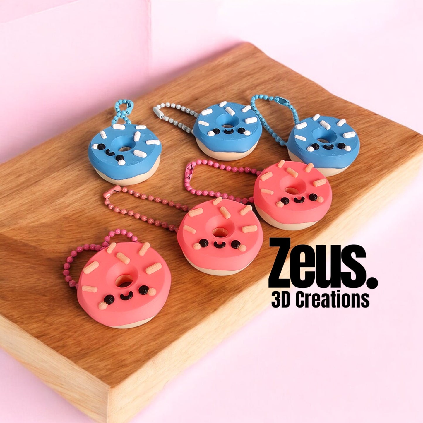 cute donut keyring / bag charm
