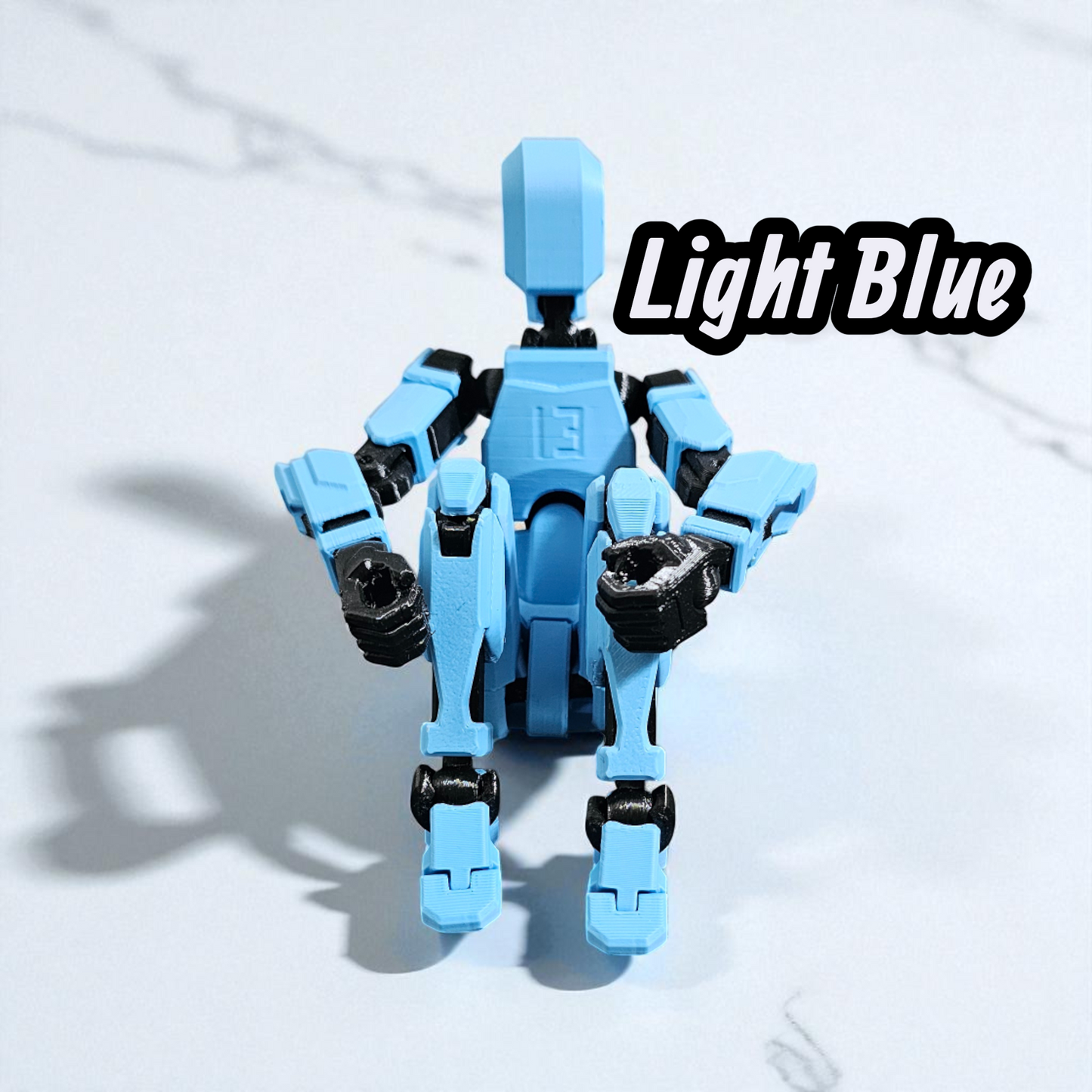 Dummy 13 Poseable Action Figure | Titan 13 Articulated Figure | Stop Motion Animation Puppet | Artist Mannequin Drawing Model