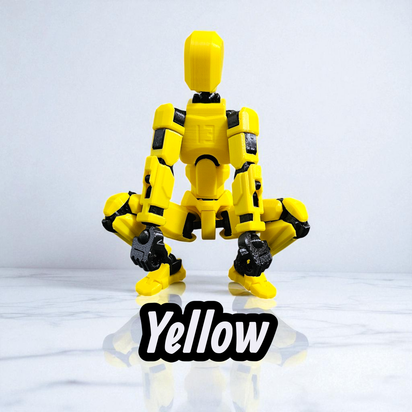 Dummy 13 Poseable Action Figure | Titan 13 Articulated Figure | Stop Motion Animation Puppet | Artist Mannequin Drawing Model
