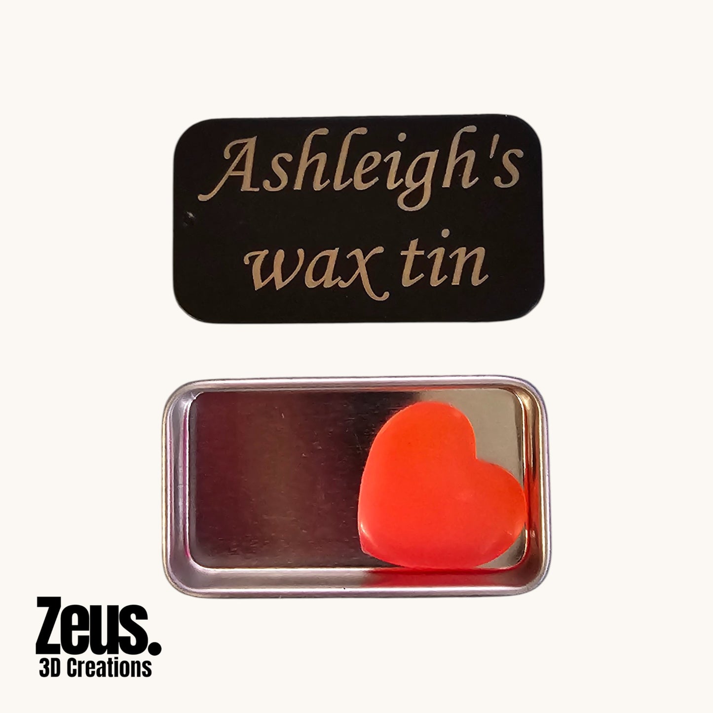 Diamond Painting Wax Tin. Personalised tin