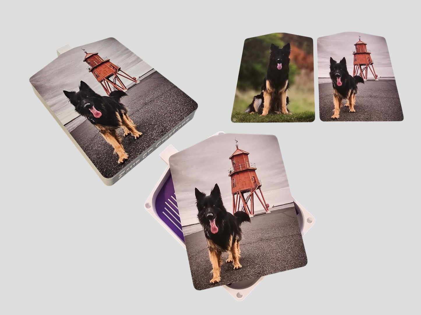 Custom photo lid. Magnetic diamond painting tray, dual colour, large tray. diamond art. 3D printed.