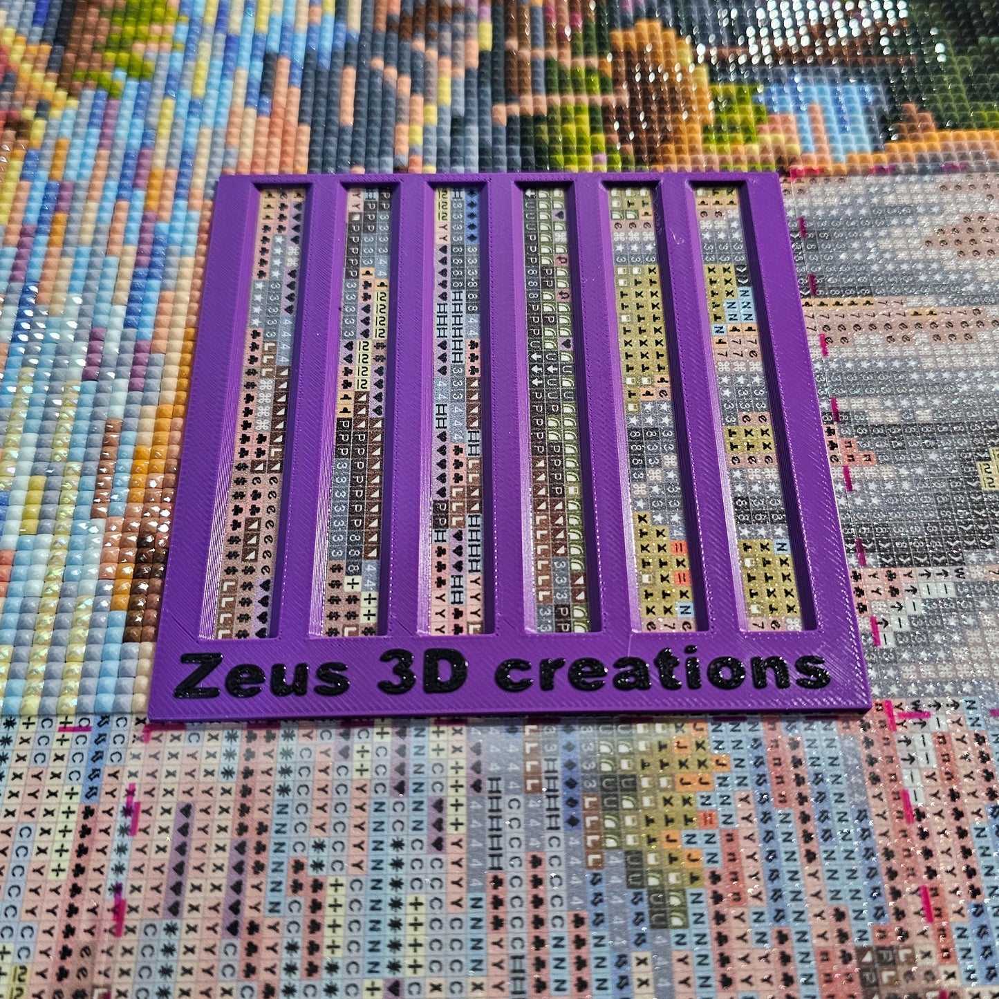 2 X Diamond painting Square Ruler