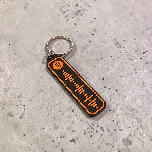 Personalised Spotify Keyring | 3D Printed Custom Song Keychain with NFC Tag