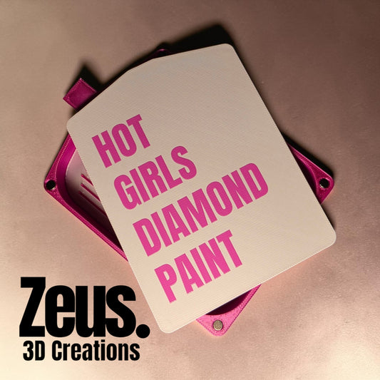 Hot Girls Diamond Painting Tray, Magnetic, Large 3D Printed Organizer