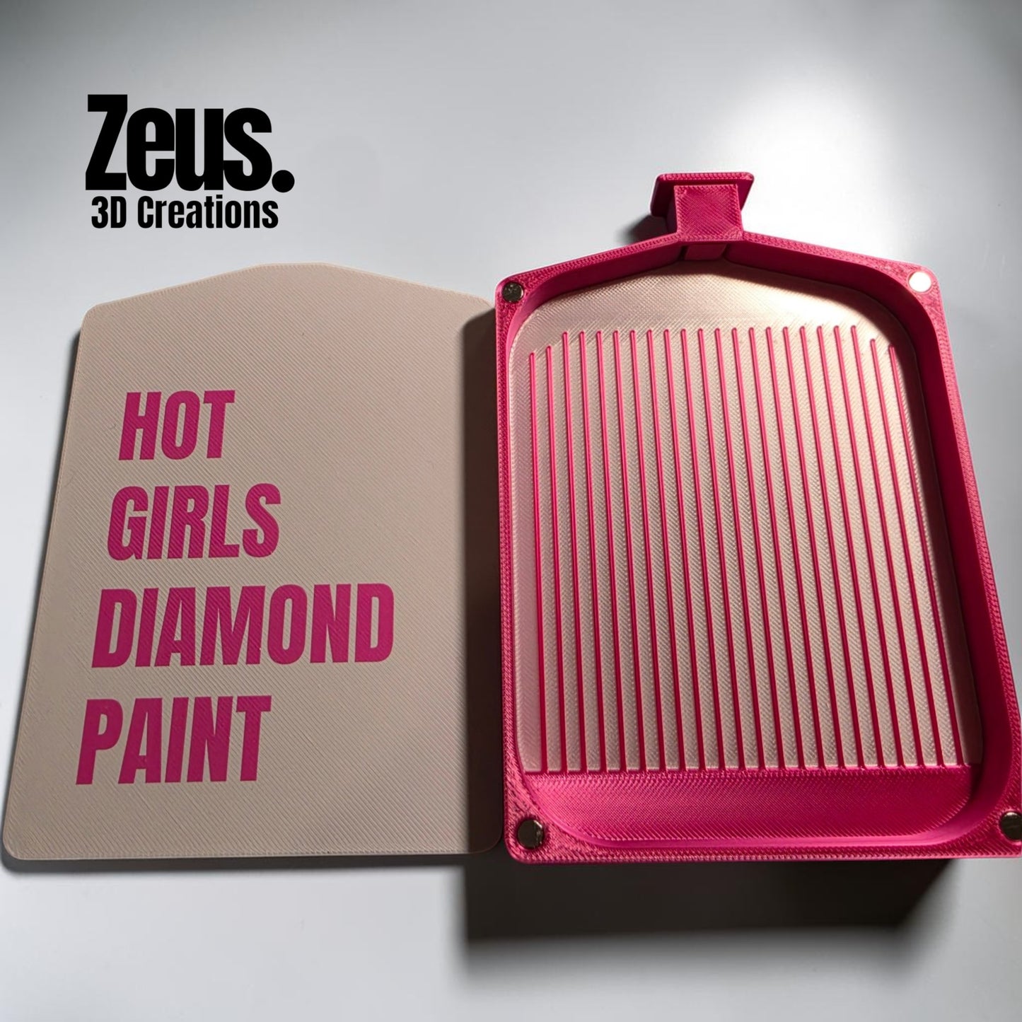 Hot Girls Diamond Painting Tray, Magnetic, Large 3D Printed Organizer