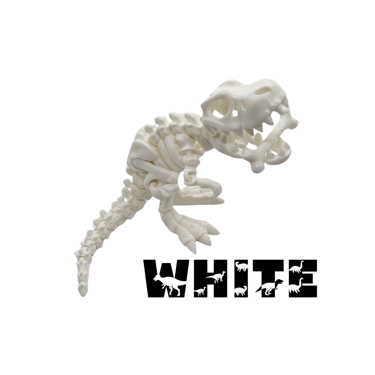 Flexi skeleton t-rex dinosaur