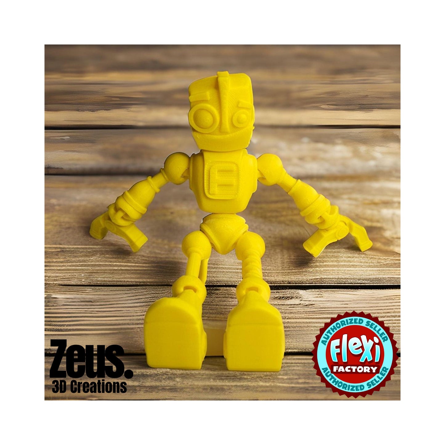 flexible fun robot, desk buddy